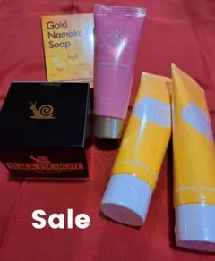 ★最終価格【新品・未使用】5点セット☆ブラックカタツムリコスメ&韓国コスメ-A