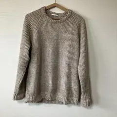 BAYFLOW ベイフロー リブニット セーター ベージュ系 サイズ3