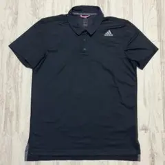 adidas ポロシャツ　黒