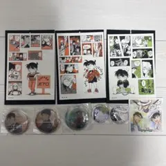 16. 名探偵コナン 缶バッジ　シール　セット