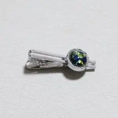 青緑の球体装飾 ネクタイピン