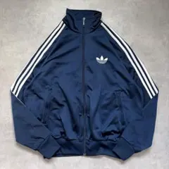 アディダス ファイヤーバード トラックジャケット 古着 紺 M 19215