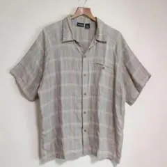 90s 00s パタゴニア　ヘンプ　半袖シャツ　オープンカラーのサムネイル