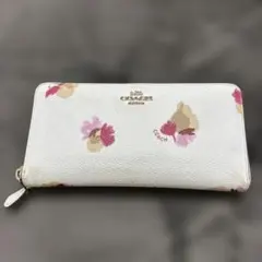 花柄デザイン　COACH 長財布