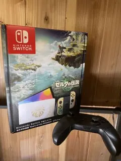『スイッチ本体』Switch 有機ELモデル ゼルダ￼ +別コントローラー