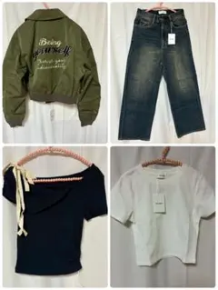 アクレント 2026 総額4万以上 ジャケット デニム Tシャツ ACLENT