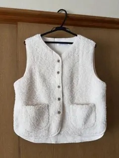 Dongang ボアベスト M ホワイト