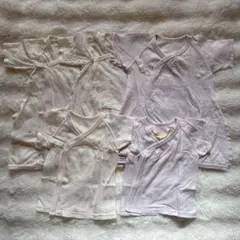 新生児 肌着セット 50〜60 短肌着 コンビ肌着 半袖 ロンパース まとめ売り