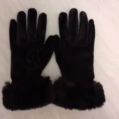 【美品】ヒートテックライナーファータッチカフスグローブ M