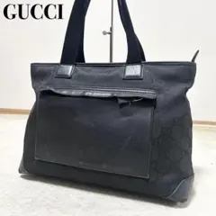 美品✨GUCCI グッチ　0190536 2wayトートバッグ　黒　ナイロン 美品✨GUCCI グッチ 0190536 2wayトートバッグ 黒 ナイロン - メルカリ