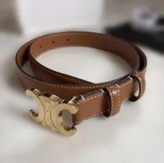 【極美品】ミディアム ツイン トリオンフ ベルト / ヴィンテージカーフスキン 極美品】ミディアム ツイン トリオンフ ベルト / ヴィンテージカーフ