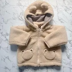 Hot Biscuits フード付きアウター M クリーム