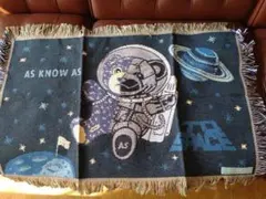 【未使用】AS KNOW AS 宇宙テーマ ラグ