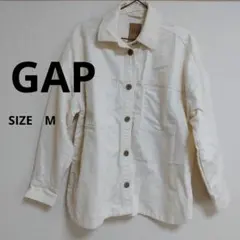 ・GAP ギャップ オーバーサイズ シャツジャケット M ゆるだぼのサムネイル