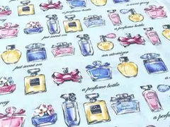 ♡COSMO TEXTILE♡廃盤♡ perfume bottle柄♡レア♡希少