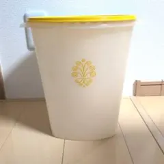 Tupperware タッパーウェア 保存容器 イエロー オールドタッパー