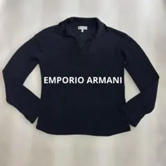 ENPORIO ARMANI メンズ長袖セーター／ブラックのサムネイル
