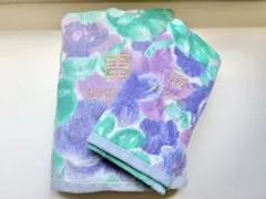 ジバンシー フェイスタオル　ゲストタオル フラワー　バスタオル　2枚セット