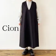 Cion コットンノースリーブギャザーワンピース - メルカリ