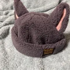 新品未使用タグ付きピーターパンロストキッズ 耳しっぽ付きアライグマボアキャップ