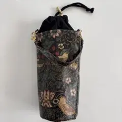 モリス　いちご泥棒　ラミネート　水筒カバー　ハンドメイドのサムネイル