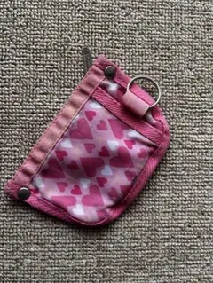 レスポ　ハート柄ピンク　コインケース