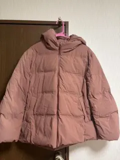 UNIQLO フード付きダウンパーカー 3XL ピンク