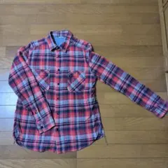 NOLLEY'S赤と黒のチェック ネルシャツのサムネイル