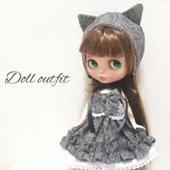 ハンドメイド　アイシードール　ピュアニーモS　アウトフィット　２点セットのサムネイル