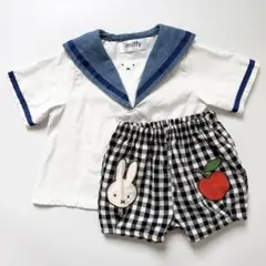バースデイ × miffy セーラー セットアップ 80