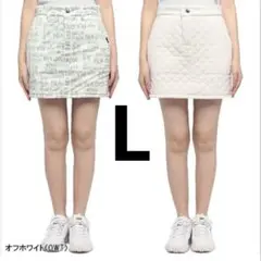 フィラゴルフ　リバーシブル　中綿　ダウンスカート　L