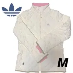 adidas アディダス　ホワイト キルティング ジャケットM 【新品未使用】