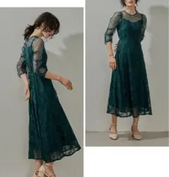 新品 今季 ニアナ ドリードール Dorry Dollリリーパターンレースドレス