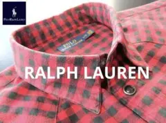【美品】ラルフローレン RALPH LAUREN 長袖 アクティブワークシャツ