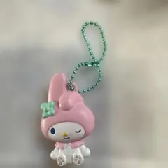サンリオ　ぺたんこマスコット teamマイメロディ　キーホルダー　マイメロ