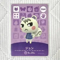 amiibo カード アミーボ あつ森 あつまれどうぶつの森 ジュン