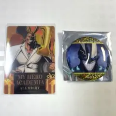 僕のヒーローアカデミア オールマイト缶バッジ・ノベルティカード