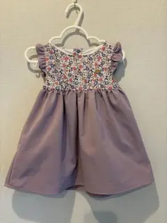 SLAP SLP 花柄フリル袖ワンピース 90cm