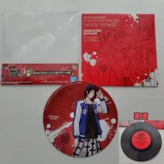ヒプノシスマイク　一番くじ　二郎　レコード型メタリック色紙