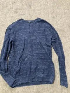 UNIQLO ネイビー ニットセーター Lサイズ
