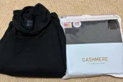 極暖ヒートテックカシミヤブレンドタートルネックT XL 2色セット ユニクロ