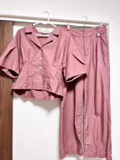 moussy 1度着用 ピンク セットアップ