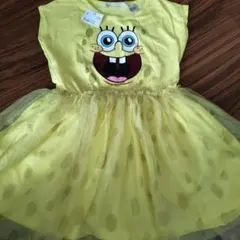 H&M スポンジボブ ワンピース 100cm