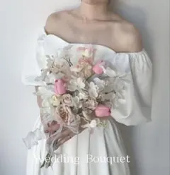 ウェディングブーケ　和装ブーケ　クラッチブーケ