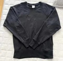 NIKE AIR ブラック　トレーナーメンズS