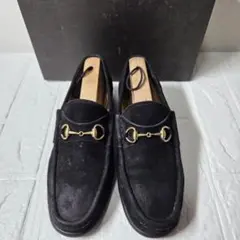 箱付 GUCCI ホースビットローファー 37C(24cm) 金色金具 イタリアのサムネイル