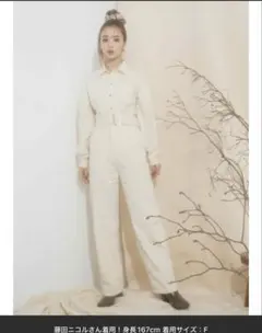 デニムオールインワン