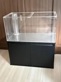 新品未使用　オーバーフロー水槽　９００　濾過槽　ポンプ　水槽台　フルセット オーバーフロー水槽セット クロミス60 ろ過槽+キャビネットのみ