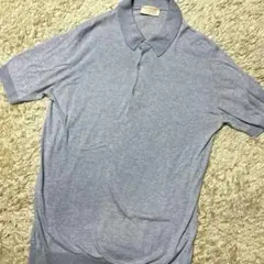 JOHN SMEDLEY IMPERIAL KASHMIR ポロシャツ ブルーのサムネイル