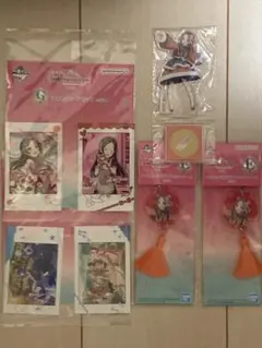 学マス 1番くじ　E賞チャーム 　H賞アクスタ　G賞カード　倉本千奈